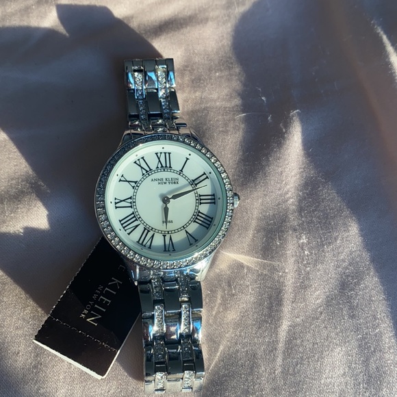 Anne Klein Silver Swiss Movement Chain Watch main image 4